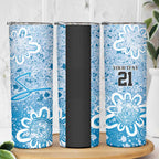 Adelaide Strikers Custom Skinny Tumbler Minimalism Aboriginal