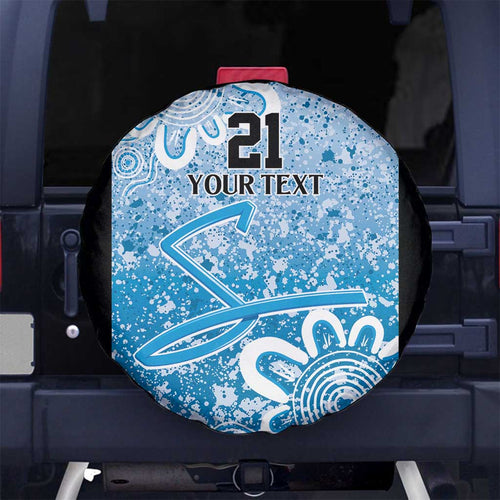 Adelaide Strikers Custom Spare Tire Cover Minimalism Aboriginal
