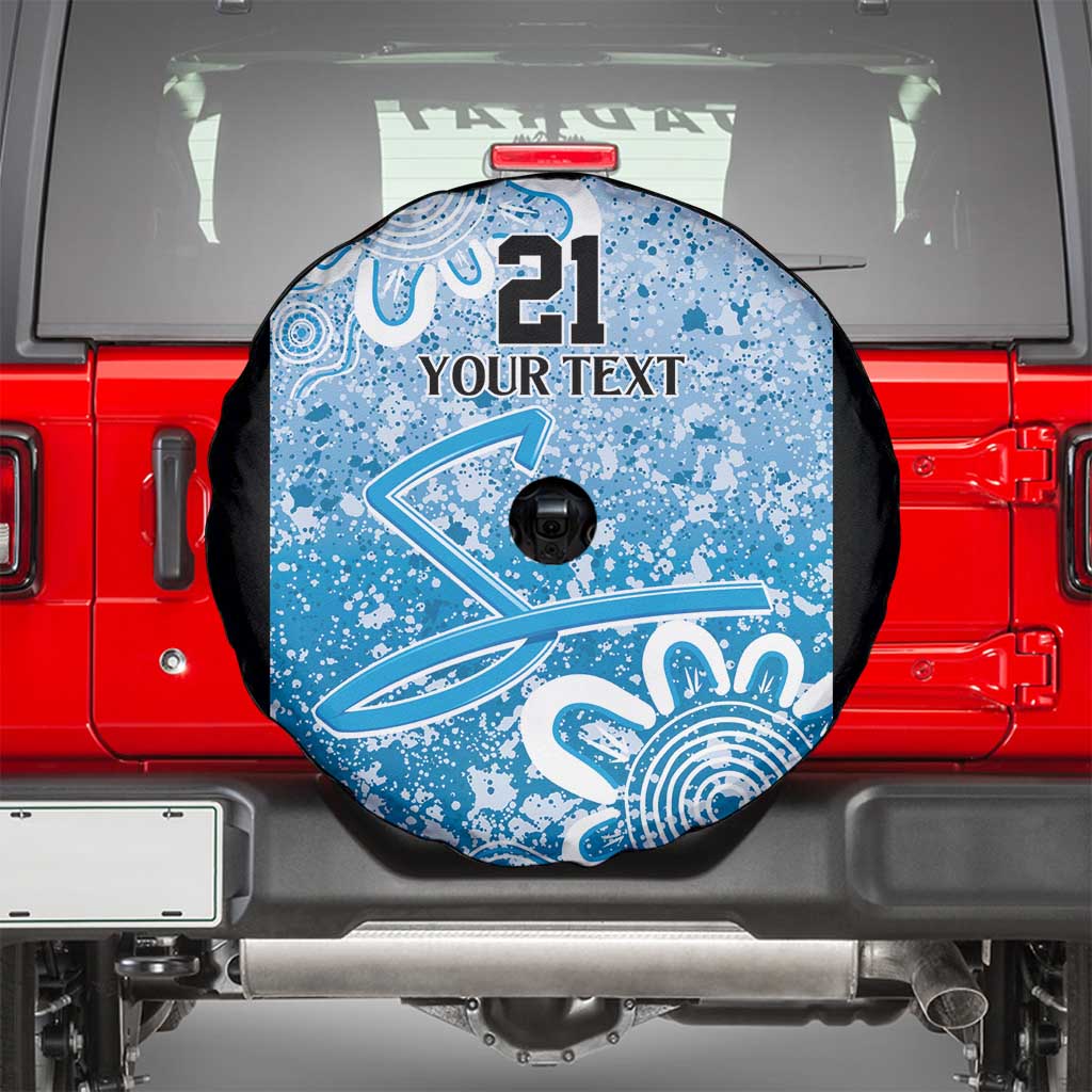 Adelaide Strikers Custom Spare Tire Cover Minimalism Aboriginal
