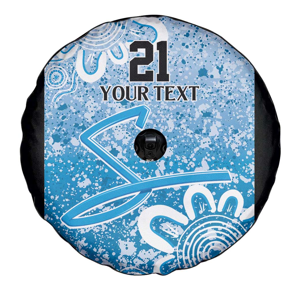 Adelaide Strikers Custom Spare Tire Cover Minimalism Aboriginal