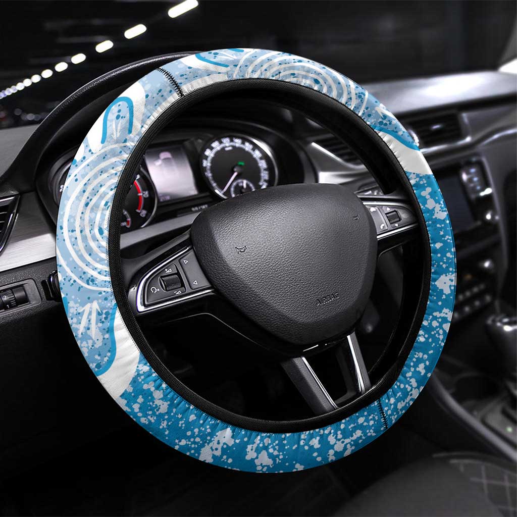 Adelaide Strikers Steering Wheel Cover Minimalism Aboriginal