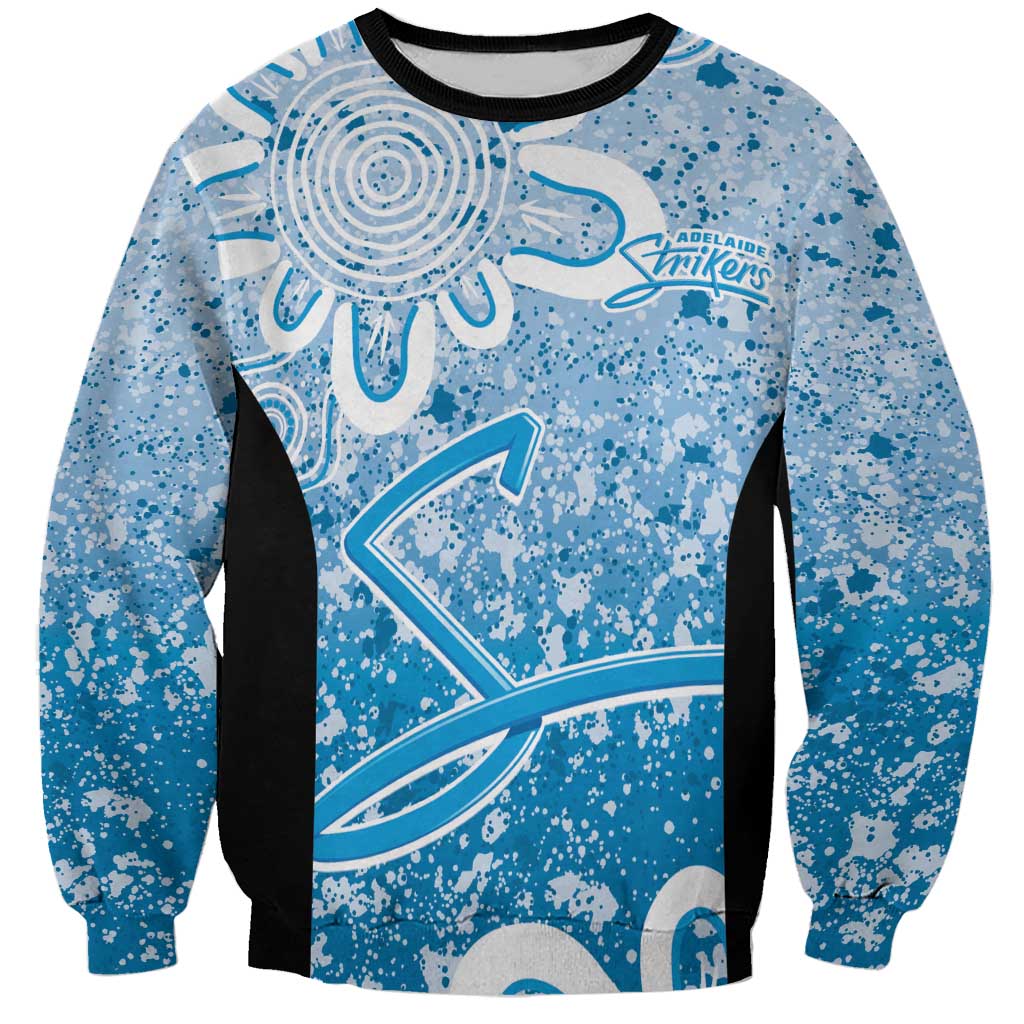 Adelaide Strikers Custom Sweatshirt Minimalism Aboriginal