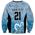 Adelaide Strikers Custom Sweatshirt Minimalism Aboriginal