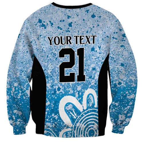 Adelaide Strikers Custom Sweatshirt Minimalism Aboriginal
