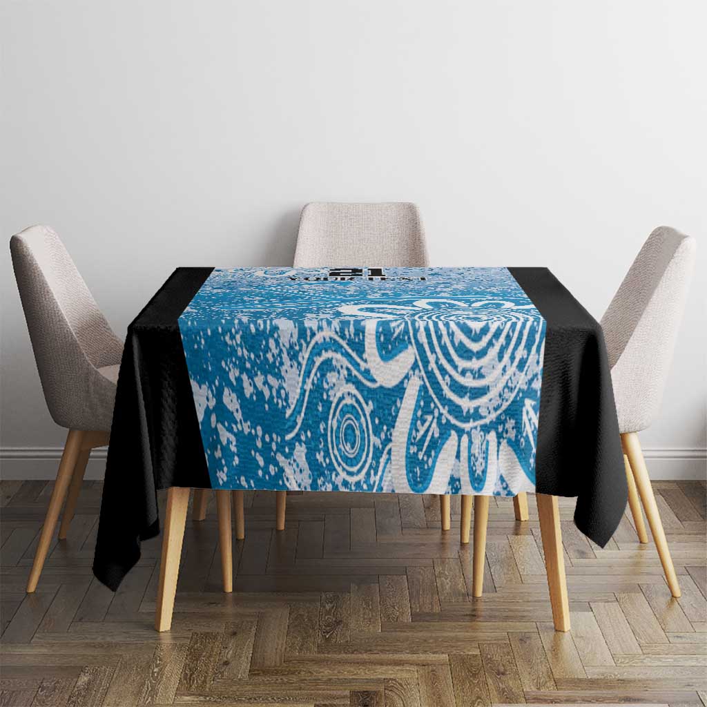 Adelaide Strikers Custom Tablecloth Minimalism Aboriginal