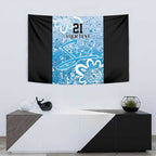 Adelaide Strikers Custom Tapestry Minimalism Aboriginal