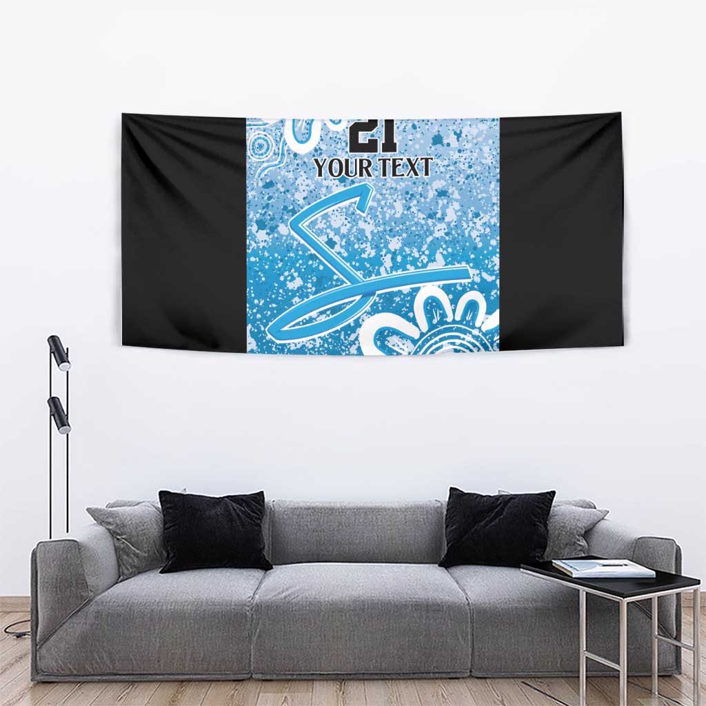 Adelaide Strikers Custom Tapestry Minimalism Aboriginal