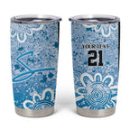 Adelaide Strikers Custom Tumbler Cup Minimalism Aboriginal