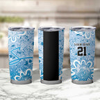 Adelaide Strikers Custom Tumbler Cup Minimalism Aboriginal