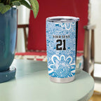 Adelaide Strikers Custom Tumbler Cup Minimalism Aboriginal