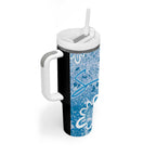 Adelaide Strikers Custom Tumbler With Handle Minimalism Aboriginal