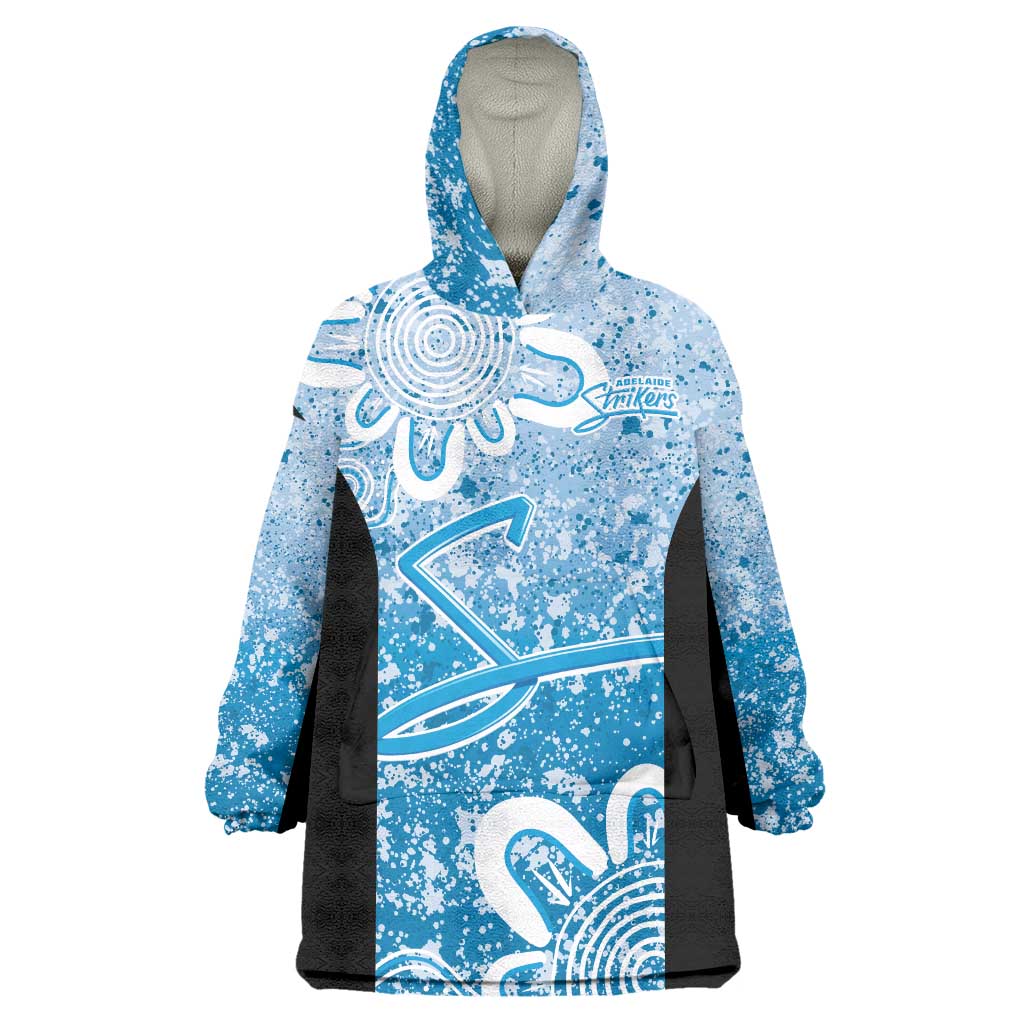 Adelaide Strikers Custom Wearable Blanket Hoodie Minimalism Aboriginal