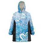 Adelaide Strikers Custom Wearable Blanket Hoodie Minimalism Aboriginal
