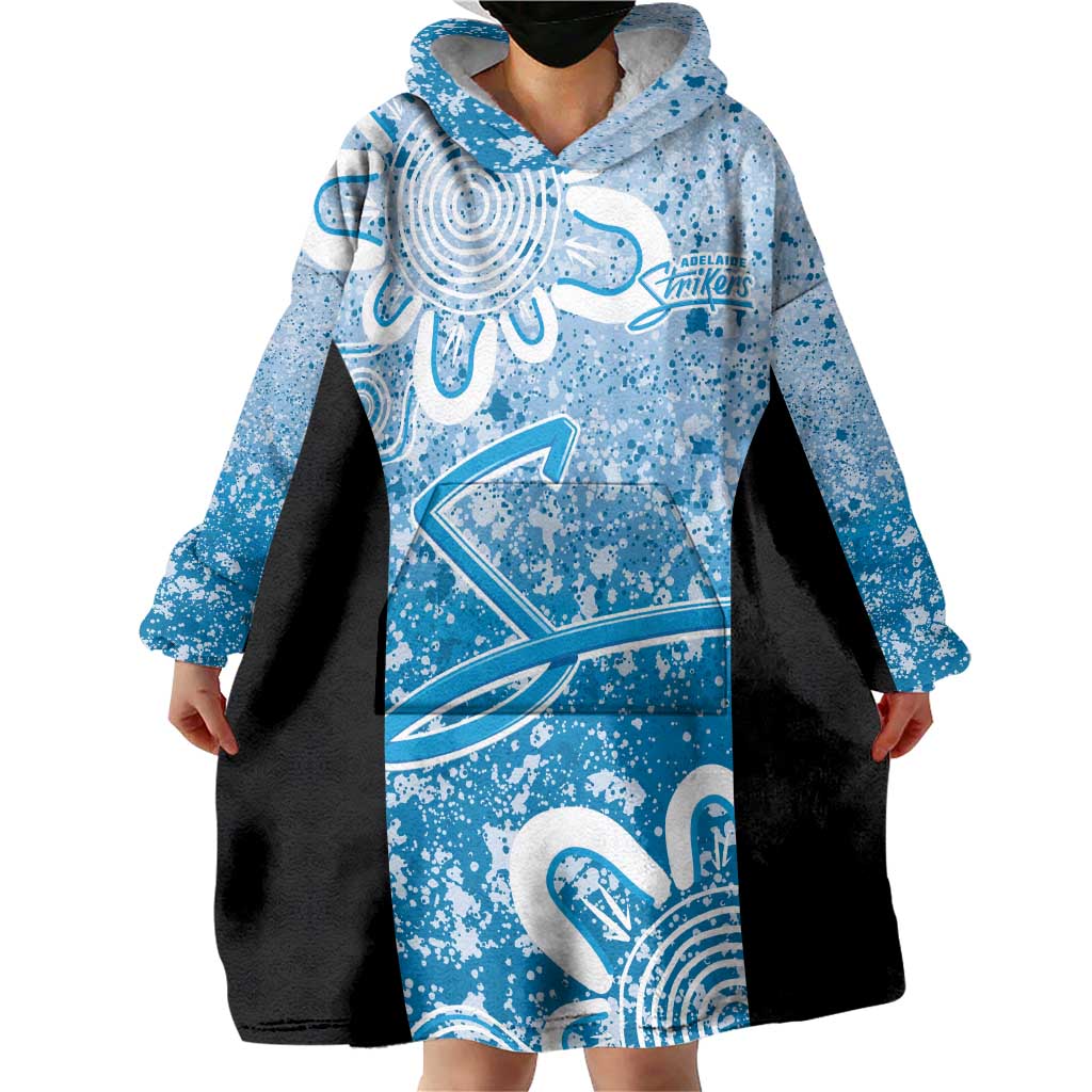Adelaide Strikers Custom Wearable Blanket Hoodie Minimalism Aboriginal