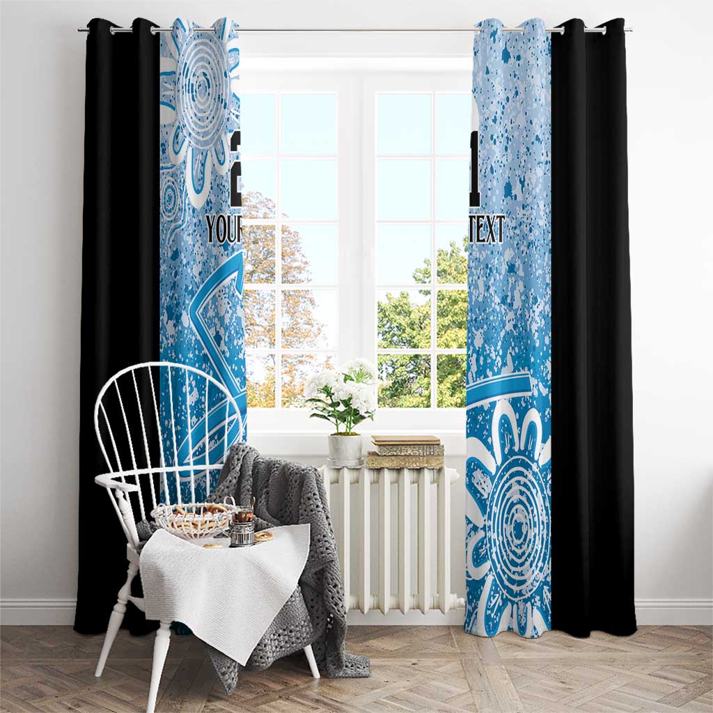 Adelaide Strikers Custom Window Curtain Minimalism Aboriginal