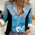 Adelaide Strikers Custom Women Casual Shirt Minimalism Aboriginal