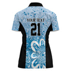 Adelaide Strikers Custom Women Polo Shirt Minimalism Aboriginal