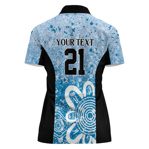 Adelaide Strikers Custom Women Polo Shirt Minimalism Aboriginal