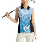 Adelaide Strikers Custom Women Sleeveless Polo Shirt Minimalism Aboriginal