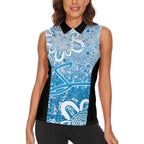 Adelaide Strikers Custom Women Sleeveless Polo Shirt Minimalism Aboriginal