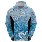 Adelaide Strikers Custom Zip Hoodie Minimalism Aboriginal