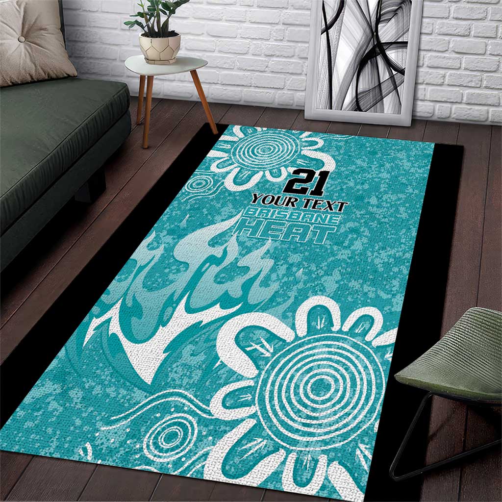 Brisbane Heat Custom Area Rug Minimalism Aboriginal