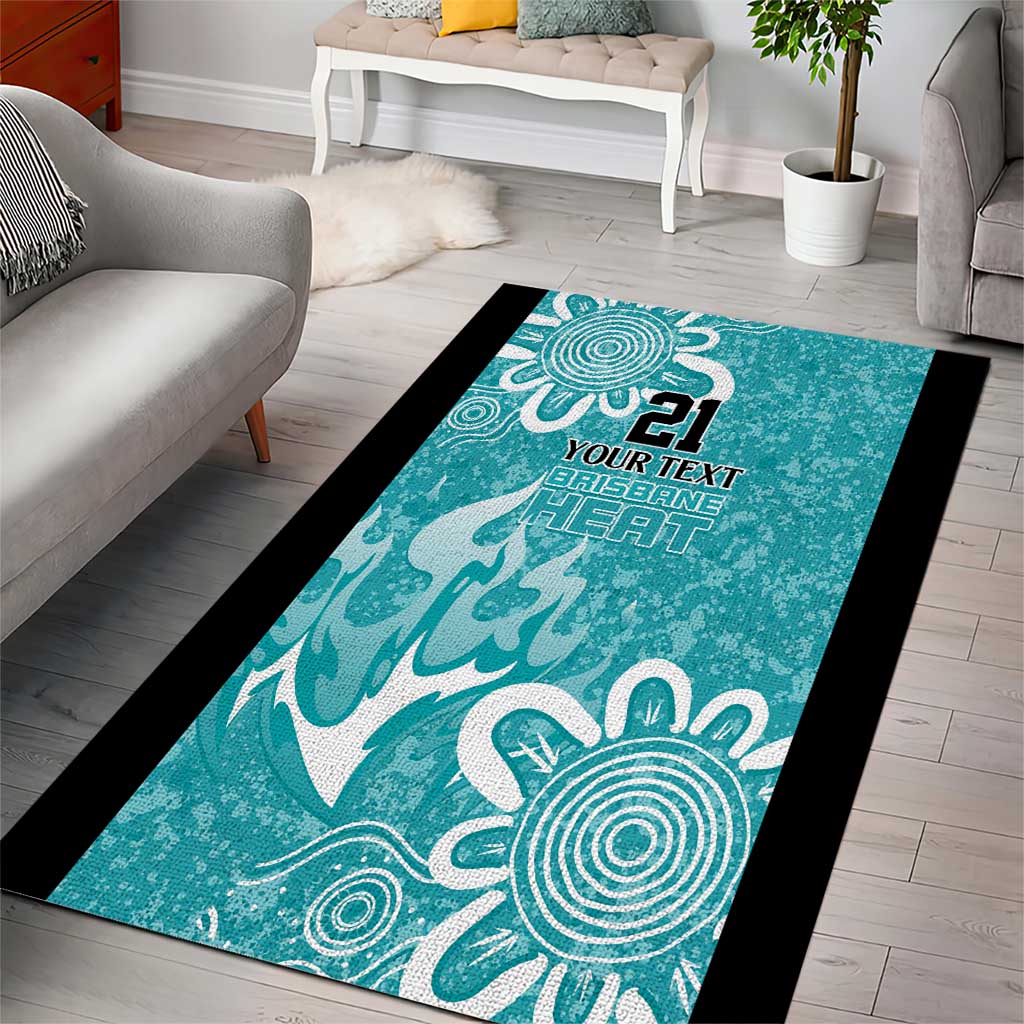 Brisbane Heat Custom Area Rug Minimalism Aboriginal