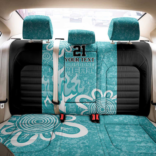 Brisbane Heat Custom Back Car Seat Cover Minimalism Aboriginal