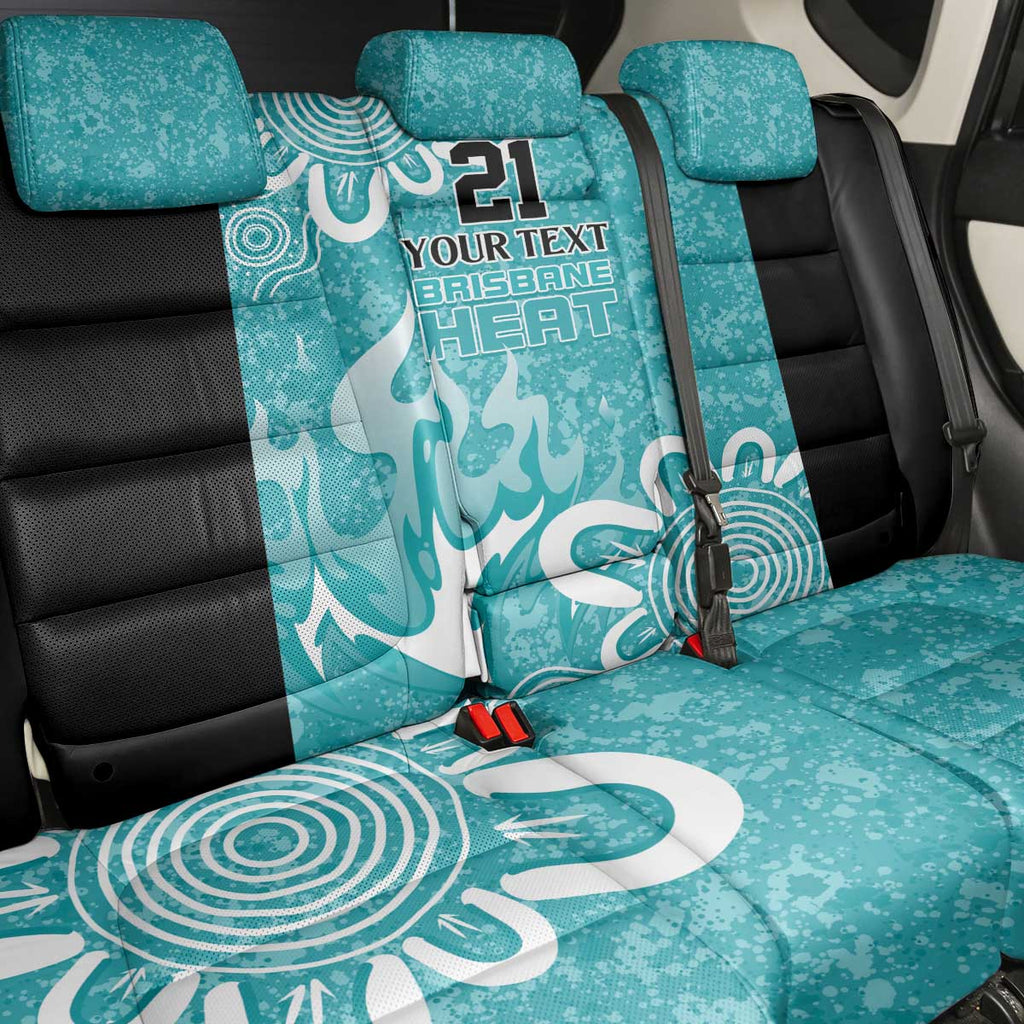 Brisbane Heat Custom Back Car Seat Cover Minimalism Aboriginal