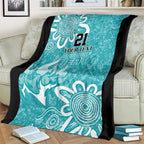 Brisbane Heat Custom Blanket Minimalism Aboriginal