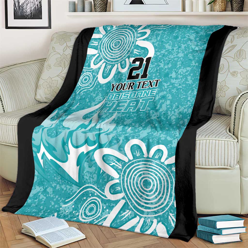 Brisbane Heat Custom Blanket Minimalism Aboriginal