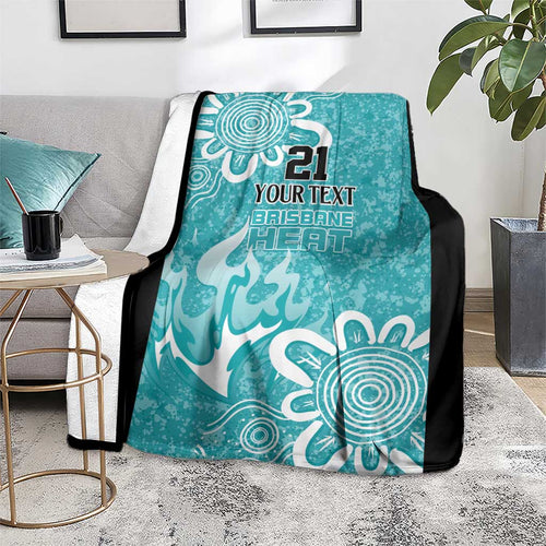 Brisbane Heat Custom Blanket Minimalism Aboriginal