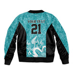 Brisbane Heat Custom Bomber Jacket Minimalism Aboriginal
