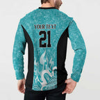 Brisbane Heat Custom Button Sweatshirt Minimalism Aboriginal