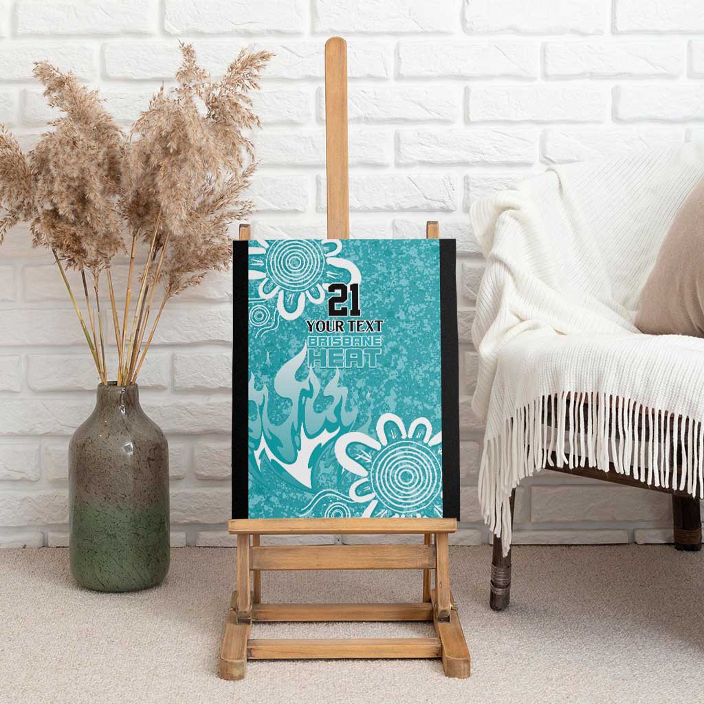 Brisbane Heat Custom Canvas Wall Art Minimalism Aboriginal