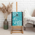 Brisbane Heat Custom Canvas Wall Art Minimalism Aboriginal