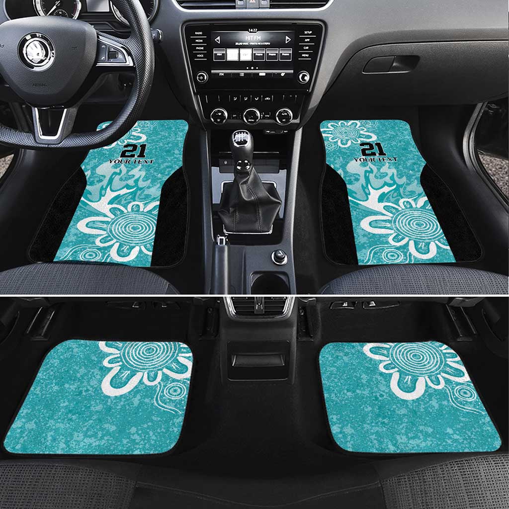 Brisbane Heat Custom Car Mats Minimalism Aboriginal