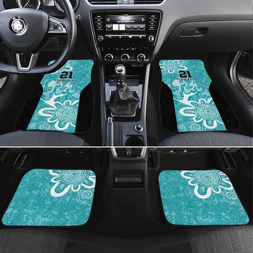 Brisbane Heat Custom Car Mats Minimalism Aboriginal
