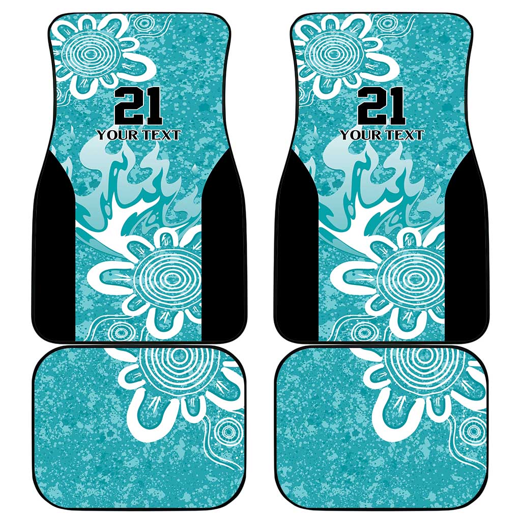 Brisbane Heat Custom Car Mats Minimalism Aboriginal
