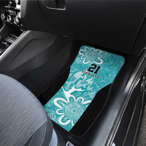Brisbane Heat Custom Car Mats Minimalism Aboriginal