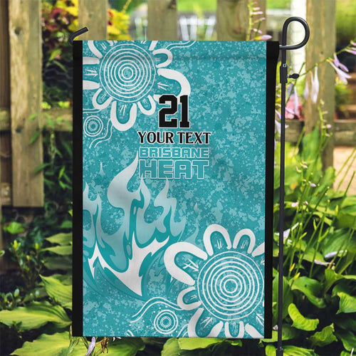 Brisbane Heat Custom Garden Flag Minimalism Aboriginal