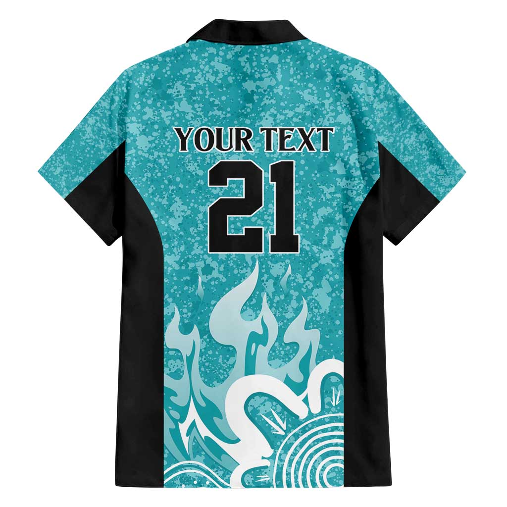 Brisbane Heat Custom Hawaiian Shirt Minimalism Aboriginal