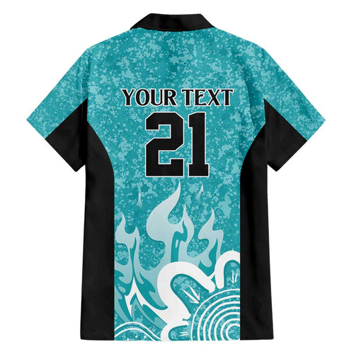Brisbane Heat Custom Hawaiian Shirt Minimalism Aboriginal
