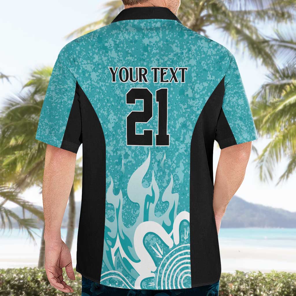 Brisbane Heat Custom Hawaiian Shirt Minimalism Aboriginal