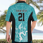 Brisbane Heat Custom Hawaiian Shirt Minimalism Aboriginal
