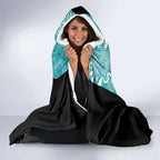 Brisbane Heat Custom Hooded Blanket Minimalism Aboriginal