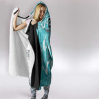 Brisbane Heat Custom Hooded Blanket Minimalism Aboriginal