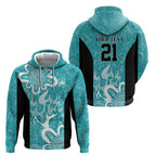 Brisbane Heat Custom Hoodie Minimalism Aboriginal