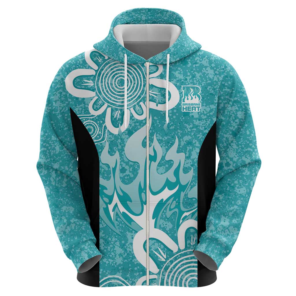 Brisbane Heat Custom Hoodie Minimalism Aboriginal