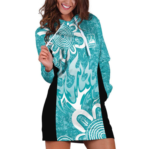 Brisbane Heat Custom Hoodie Dress Minimalism Aboriginal